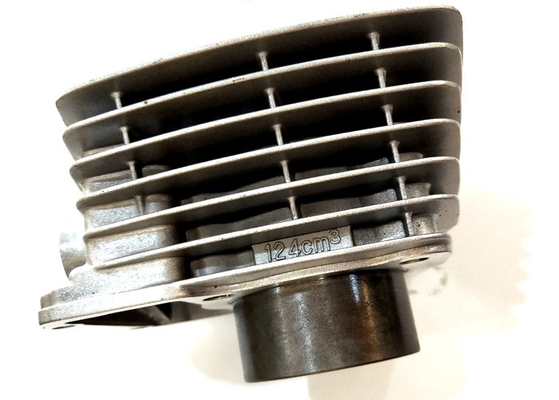 Aluminiummotorrad-Motorblock-CG125/GK125 silberne Farbe Dia.56.5mm