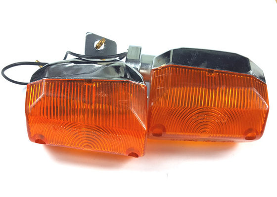 Plastikmotorrad Winker-Lampe/drehen hellen orange Abdeckungs-weißen Kasten V50 F und R