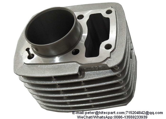Qualität  Silver Motorcycle Engine Block CB125 / KYY125 Dia.52.4mm Precise Machining Size Fabrik
